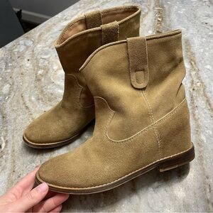ISABEL MARANT ETOILE Crisi Velvet Suede Boots